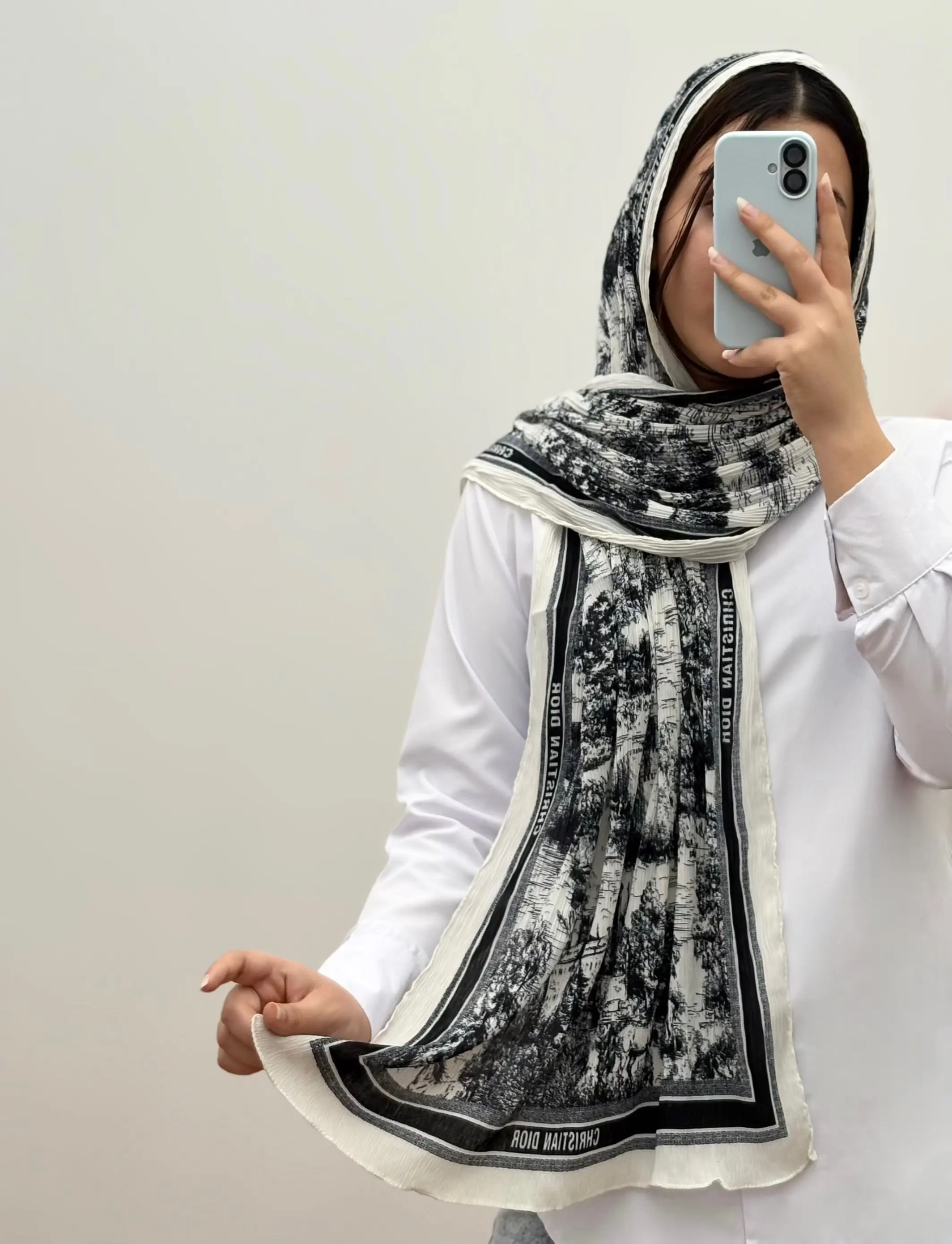 شال چاپی سوپرنخ